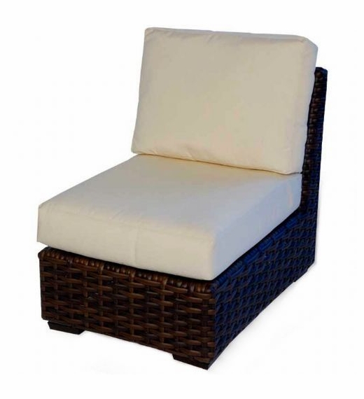 Lloyd Flanders Contempo Armless Sectional Chair Replacement Cushions