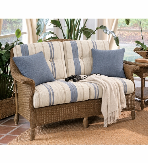 Lloyd Flanders Embassy Loveseat Replacement Cushions Set
