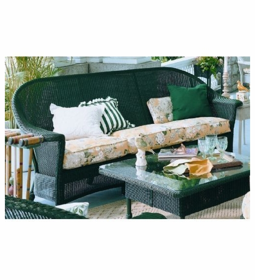 Lloyd Flanders Front Porch Sofa Replacement Cushions - Bottoms Only