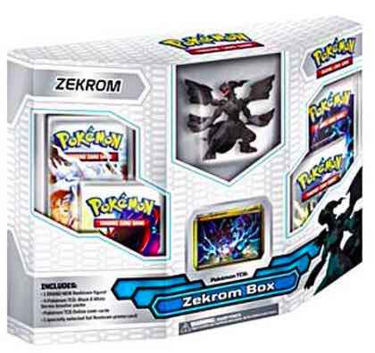 Zekrom Black & White Pokemon Figure - Pokemon Plushes, Toys & Cards at