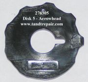 Disk 5 Arrowhead Stitch