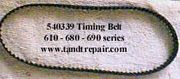 540339 Timing Belt - 610, 680, 690 series T&S 