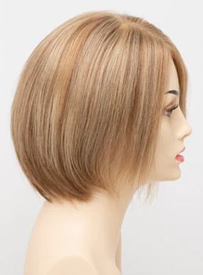 Amelia Envy human hair wig, Hand-tied Mono top Lace front, color shown dark blonde