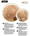 Amelia Envy human hair wigs Cap construction