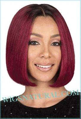 BobbiBoss lace front virgin remy human hair wig, MHLF801 EMA NATURAL