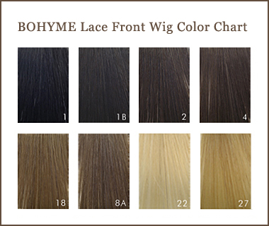 BOHYME Lace Front Wig Color Chart