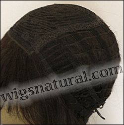 Brazilian Remy 100% Human hair wig H MARIAM, Elegante Wig Collection, color shown natural black