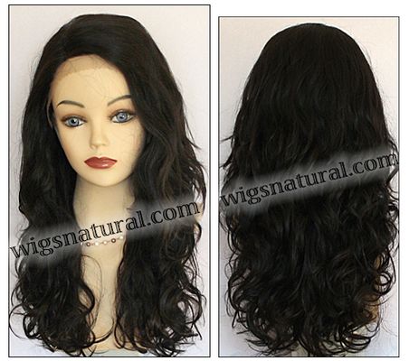 Brazilian Remy 100% Human hair wig HL BECCA, Elegante Wig Collection, Color natural black