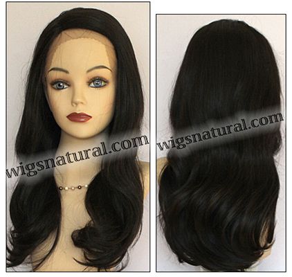 Brazilian Remy 100% Human hair wig HL Elaina, Elegante Wig Collection, Color natural black