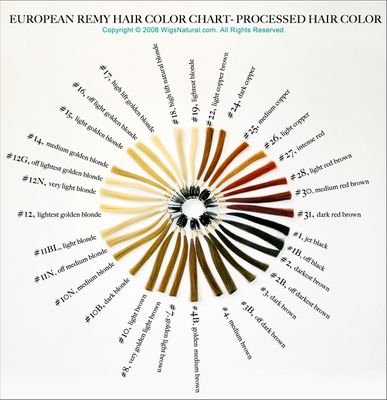 Color Ring - Natural Human Hair Colors
