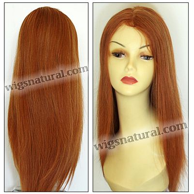 Custom Mix-Highlight wig, model VWMN-Copper-silkStraight-M26x25HL25-22, European virgin hair mono wig, Brazilian virgin hair mono wig, Chinese virgin hair mono wig Custom Mix-Highlight wig, model VWMN-Copper-silkStraight-M26x25HL25-22, European virgin hair mono wig, Brazilian virgin hair mono wig, Chinese virgin hair mono wig