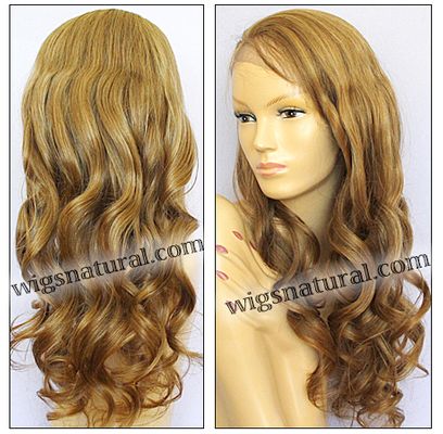 Custom 3-tones Virgins wig, model 3VW-GBlond-bodyCurl-14HLM7x14-28, European virgin hair lace wig, Brazilian virgin hair Lace wig, Chinese virgin hair lace wig