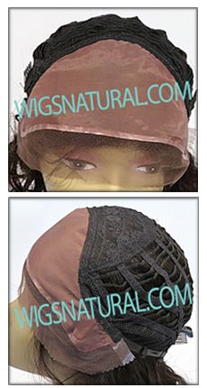 Ear to Ear Silk Base Lace Front Wig HL PERU, 100% Brazilian Remy Human Hair, Elegante Collection, Color shown natural