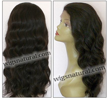Elegante Wig Collection, Brazilian Remy Human Hair, Ear to Ear Lace Front Wig, Hairstyle HL Marisol, Color shown natural black Elegante Wig Collection, Brazilian Remy Human Hair, Ear to Ear Lace Front Wig, Hairstyle HL Marisol, Color shown natural black