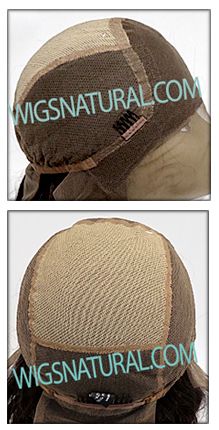 Elegante Wig Collection, Brazilian Remy Human Hair, Full Hand Tied Swiss Lace Wig, Hairstyle HL Claudia, Color shown natural black