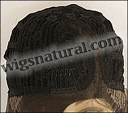 Elegante Wig Collection, Brazilian Remy Human Hair, Side Part Lace Front Wig, Hairstyle HL Becca, Color shown natural black