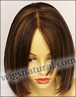 Envy Full Hand-tied Wig Kimberly, color shown chocolate caramel