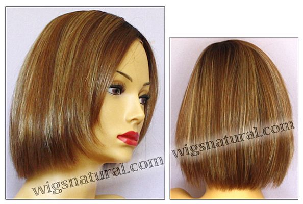 Envy full hand-tied wig Tasha, color shown creamed coffee