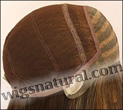 Envy Hand-tied wig Kimberly, Lace front mono top, color shown chocolate caramel