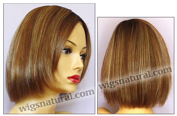 Envy Hand-tied wig Tasha, Lace front mono top, color shown creamed coffee