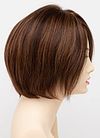 Amelia Envy human hair wig, Hand-tied Mono top Lace front, color shown cinnamon raisin