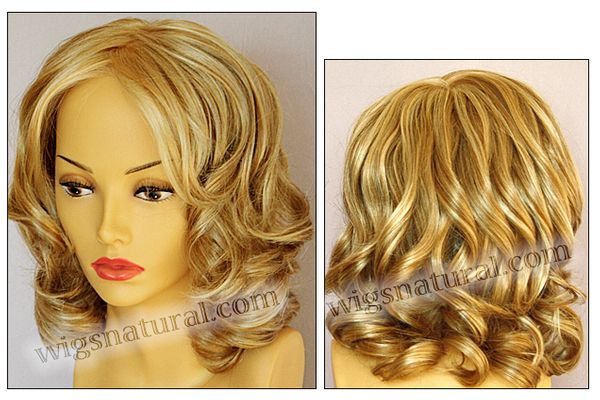 Envy lace front mono part wig Ashley, color shown vanilla butter Envy lace front mono part wig Ashley, color shown vanilla butter