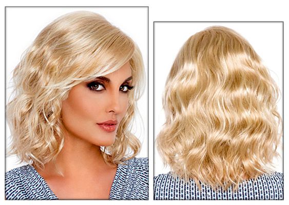 Envy Lace front Mono part wig Dakota, color shown medium blonde