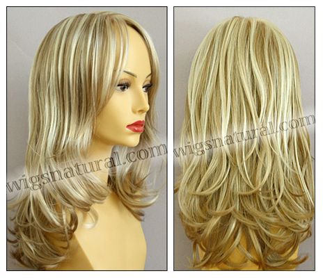 Envy Lace front Mono top wig Bobbi, color shown light blonde