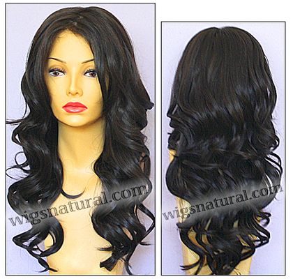 Envy Lace front Mono top wig Brianna, color shown dark brown