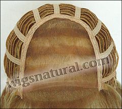 Envy Lace front Mono top wig Brooke, color shown medium blonde