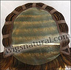 Envy Lace front Mono top wig Jeannie, color shown chocolate caramel