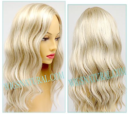 Envy Lace front Mono top wig Maya, color shown light blonde