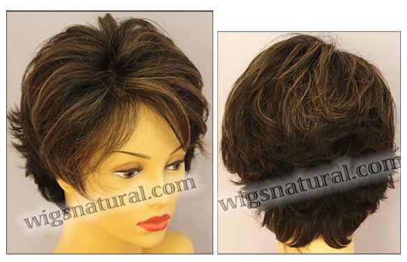 Envy Lace front Mono top wig Micki, color shown amaretto cream