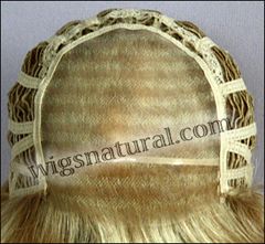 Envy Lace front Mono top wig Micki, color shown medium blonde