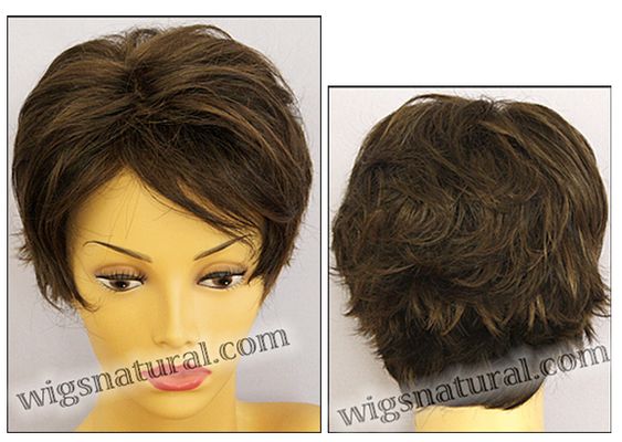 Envy Lace front Mono top wig Micki, color shown medium brown