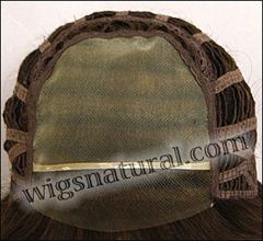 Envy Lace front Mono top wig Micki, color shown medium brown