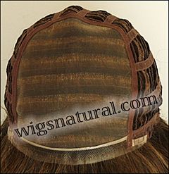 Envy Lace front Mono top wig Rylee, color shown chocolate caramel