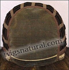 Envy Lace front Mono top wig Rylee, color shown toasted sesame