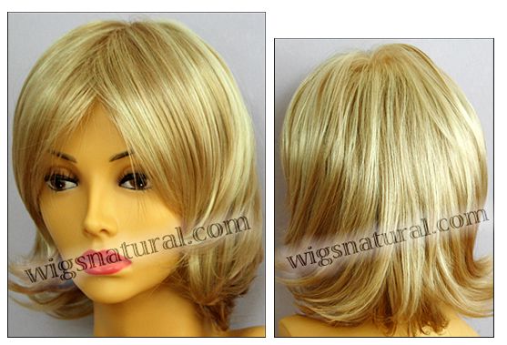 Envy Lace front Mono top wig Taylor, color shown medium blonde