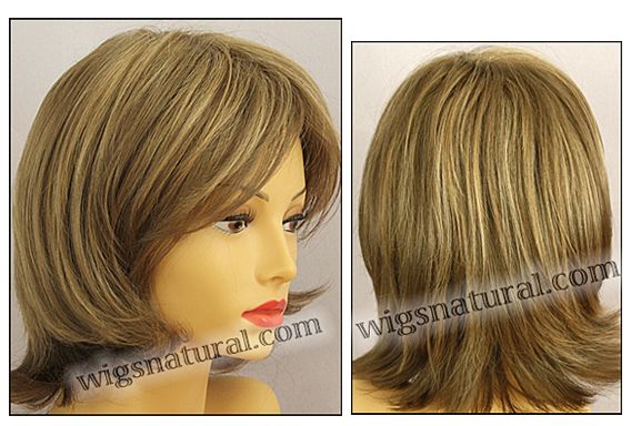 Envy Lace front Mono top wig Taylor, color shown mocha frost Envy Lace front Mono top wig Taylor, color shown mocha frost