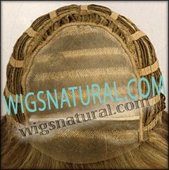 Envy Lace front Mono top wig Taylor, color shown mocha frost Envy Lace front Mono top wig Taylor, color shown mocha frost