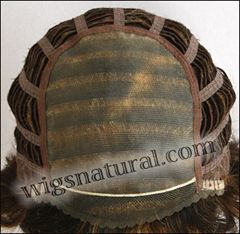 Envy Lace front Mono top wig Tina, color shown chocolate caramel