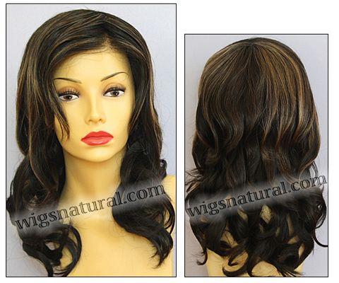 Envy lace front wig Alana, color shown amaretto cream