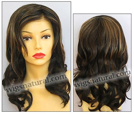 Envy Lace front wig Alana, color shown amaretto cream