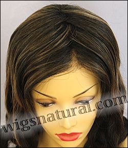 Envy lace front wig Alana, color shown amaretto cream