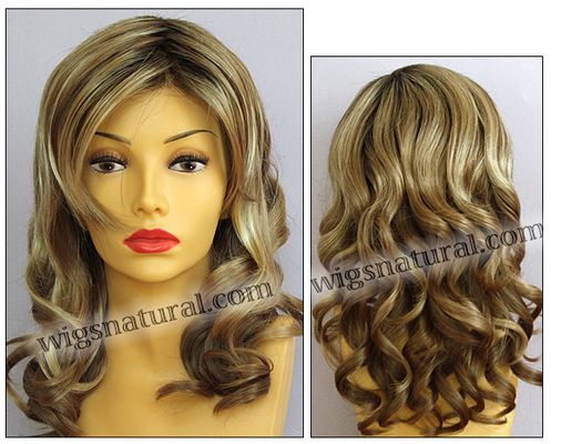 Envy lace front wig Alana, color shown sparkling champagne