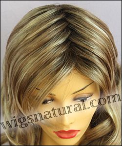 Envy lace front wig Alana, color shown sparkling champagne