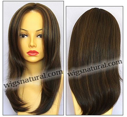 Envy lace front wig Belinda, color shown medium brown