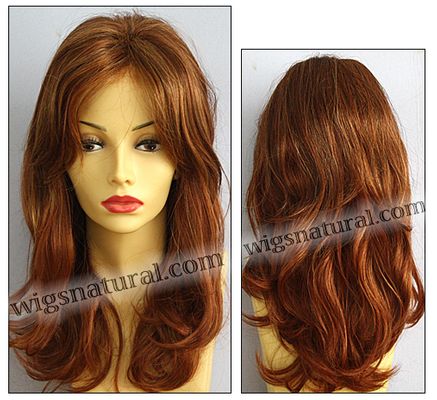 Envy lace front wig Monique, color shown lighter red