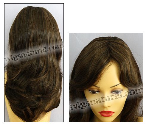Envy lace front wig Monique, color shown medium brown